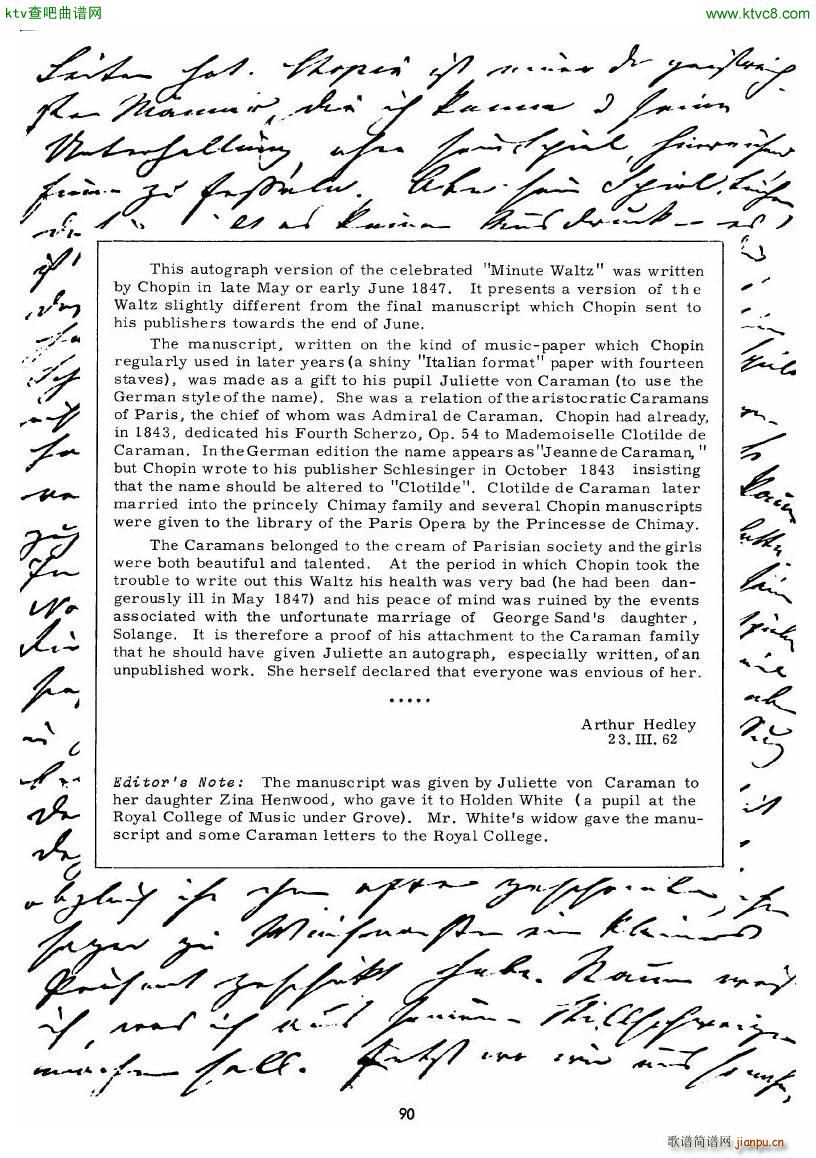 chopin minute waltz transcriptions collection 二(钢琴谱)19