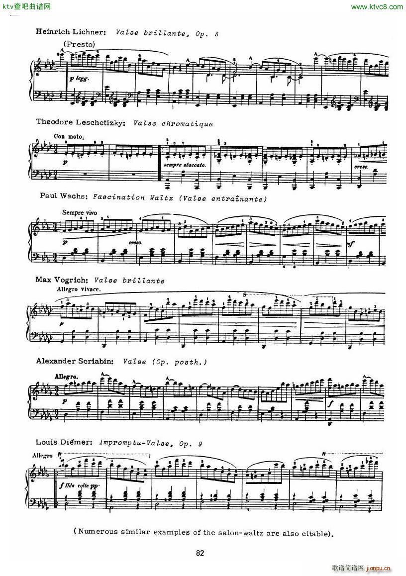 chopin minute waltz transcriptions collection 二(钢琴谱)30