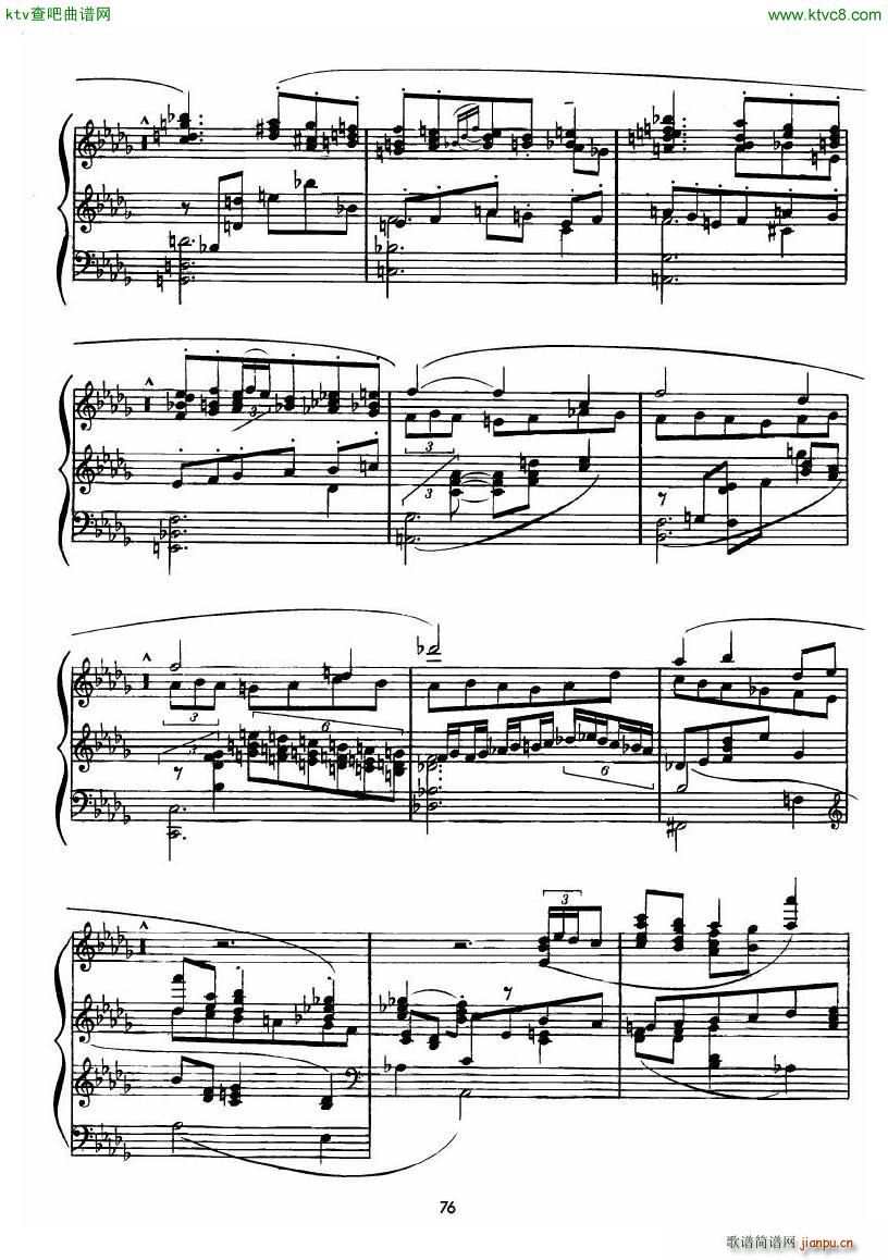 chopin minute waltz transcriptions collection 二(钢琴谱)25