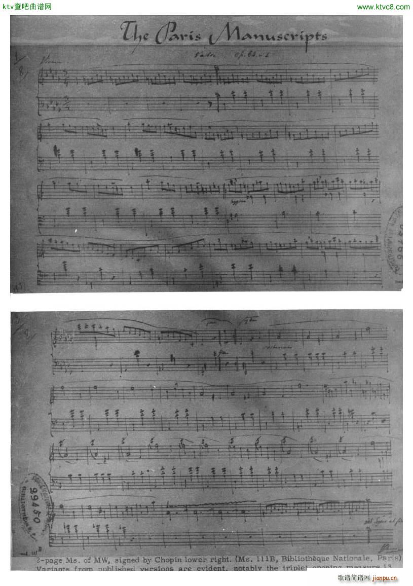 chopin minute waltz transcriptions collection 二(钢琴谱)41