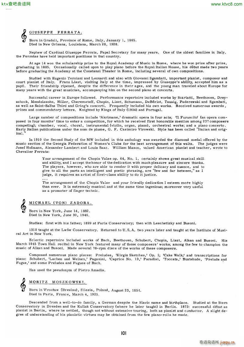 chopin minute waltz transcriptions collection 二(钢琴谱)48