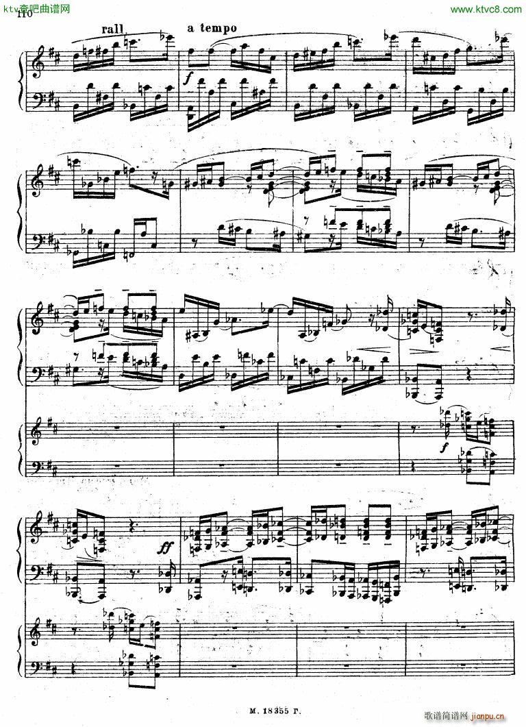 Feinberg op 36 Piano concerto No 2 二(钢琴谱)49