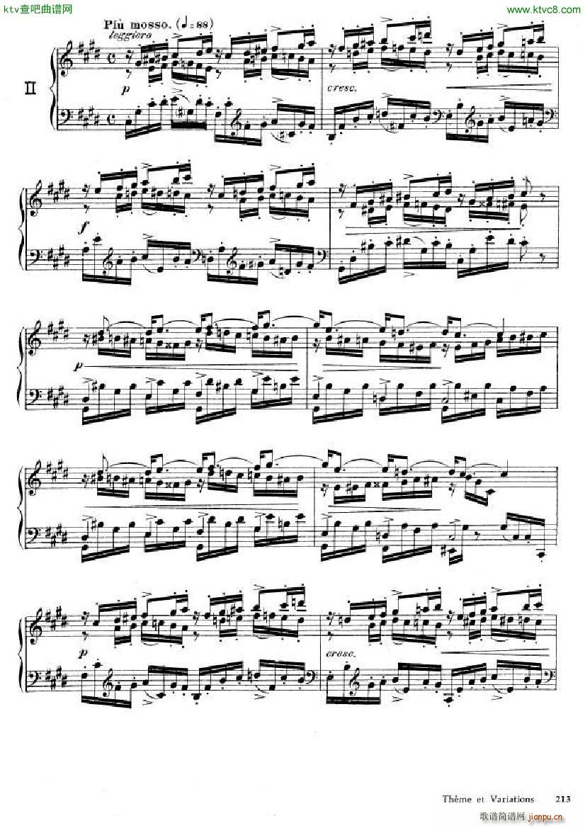 Fauré Theme et variations opus 73(钢琴谱)3