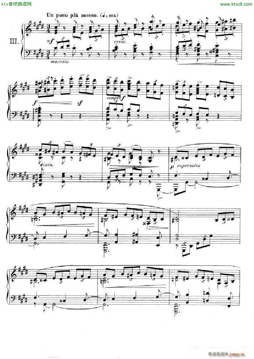 Fauré Theme et variations opus 73(钢琴谱)5