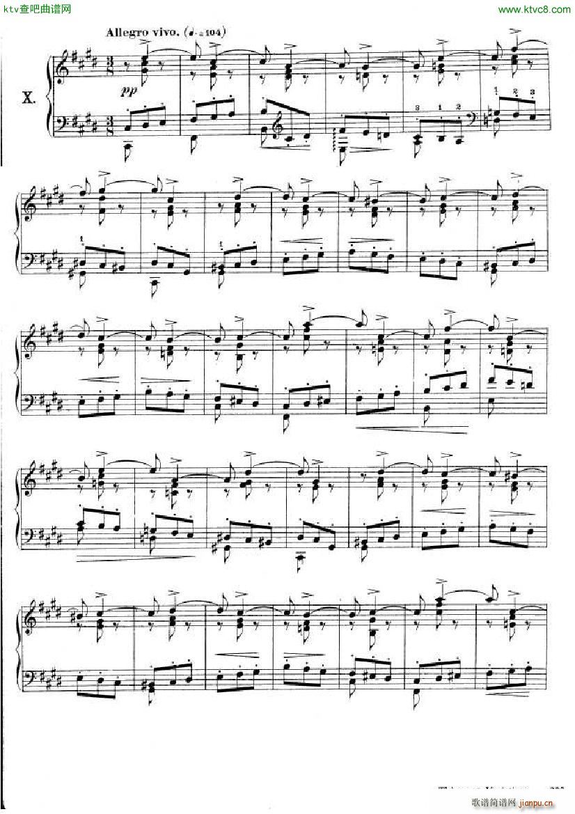 Fauré Theme et variations opus 73(钢琴谱)13