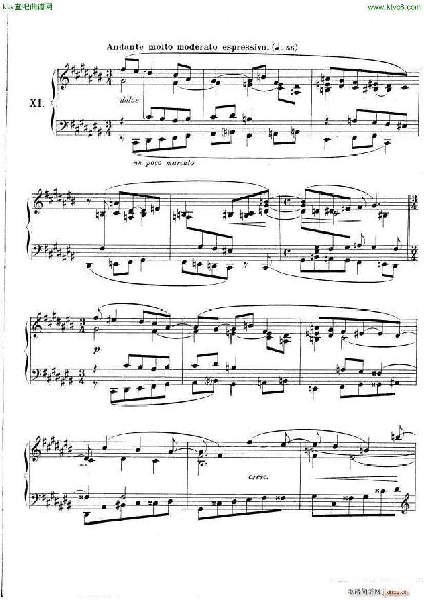 Fauré Theme et variations opus 73(钢琴谱)15