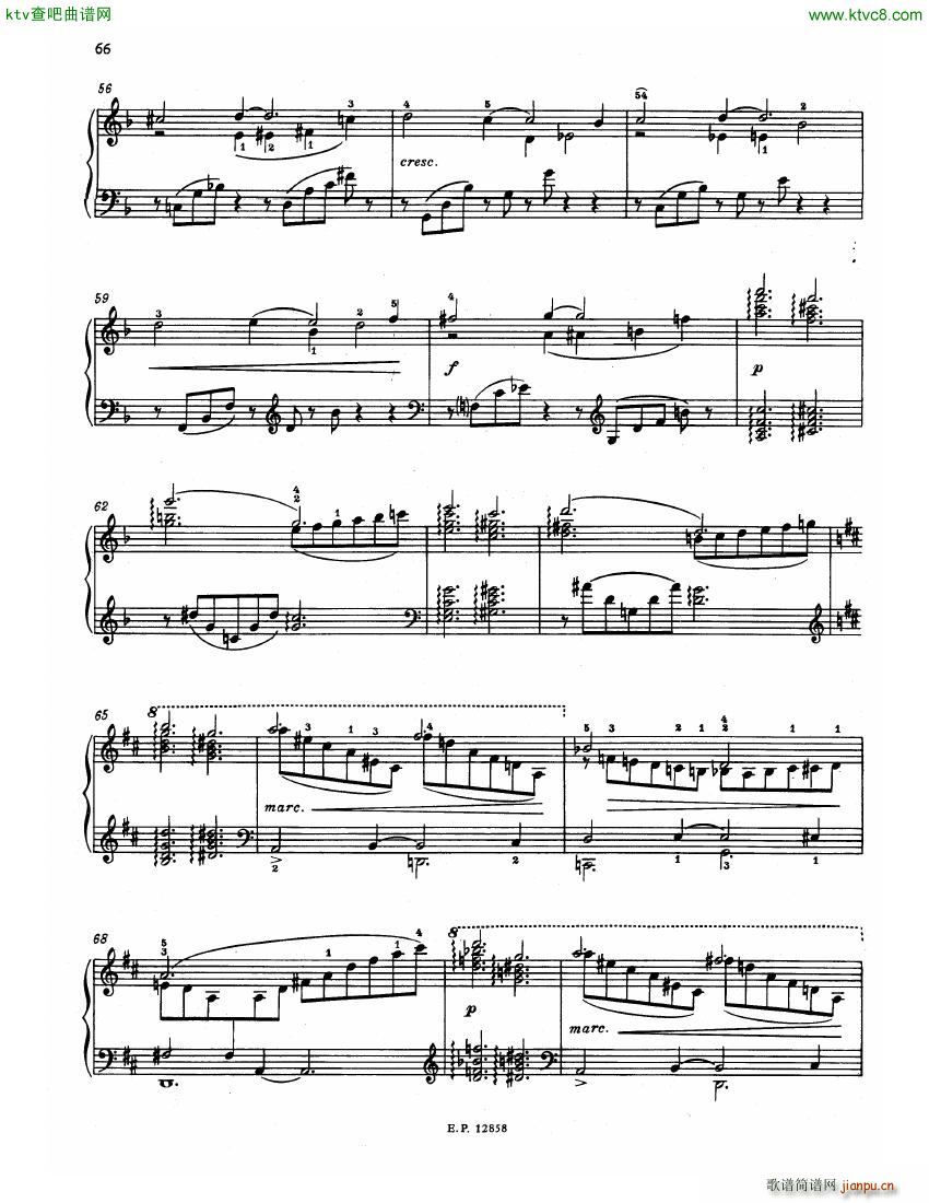 Faure 13 Barcarolle 二(钢琴谱)7