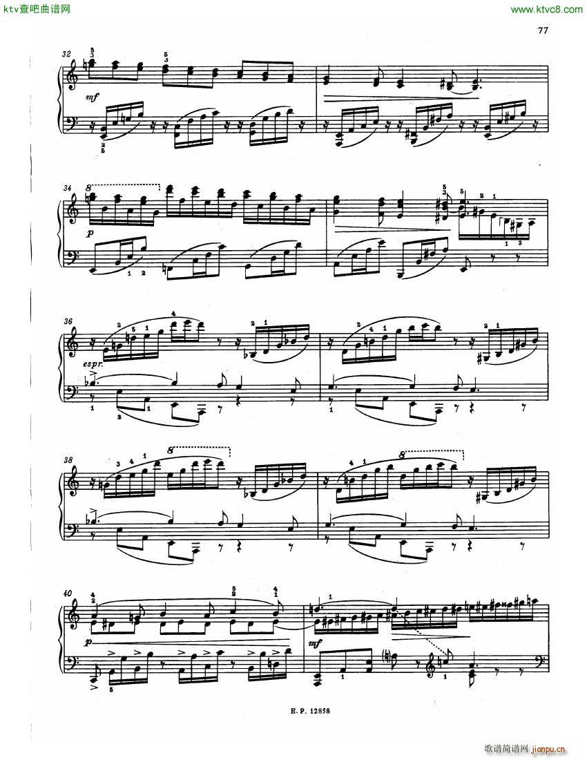 Faure 13 Barcarolle 二(钢琴谱)18