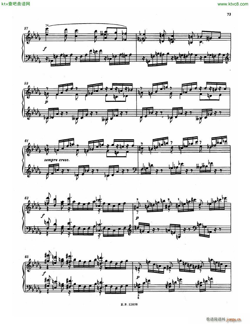 Faure 13 Barcarolle 二(钢琴谱)14