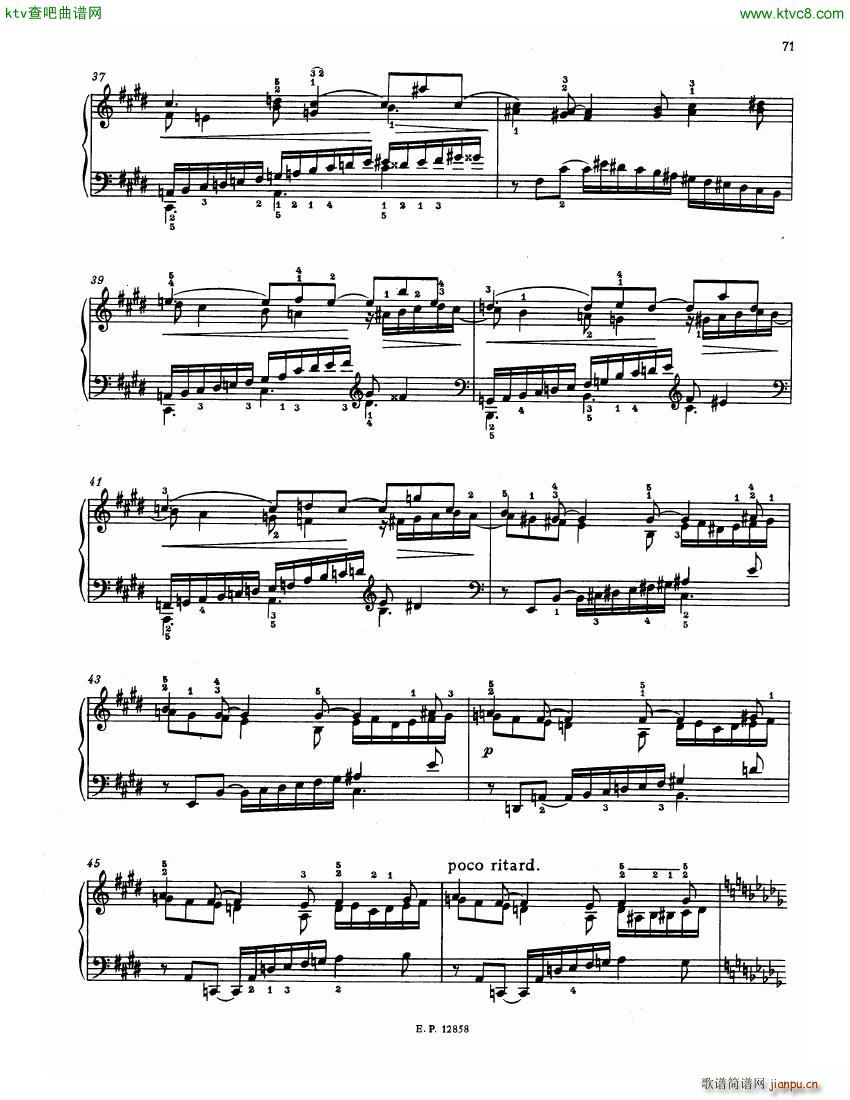 Faure 13 Barcarolle 二(钢琴谱)12