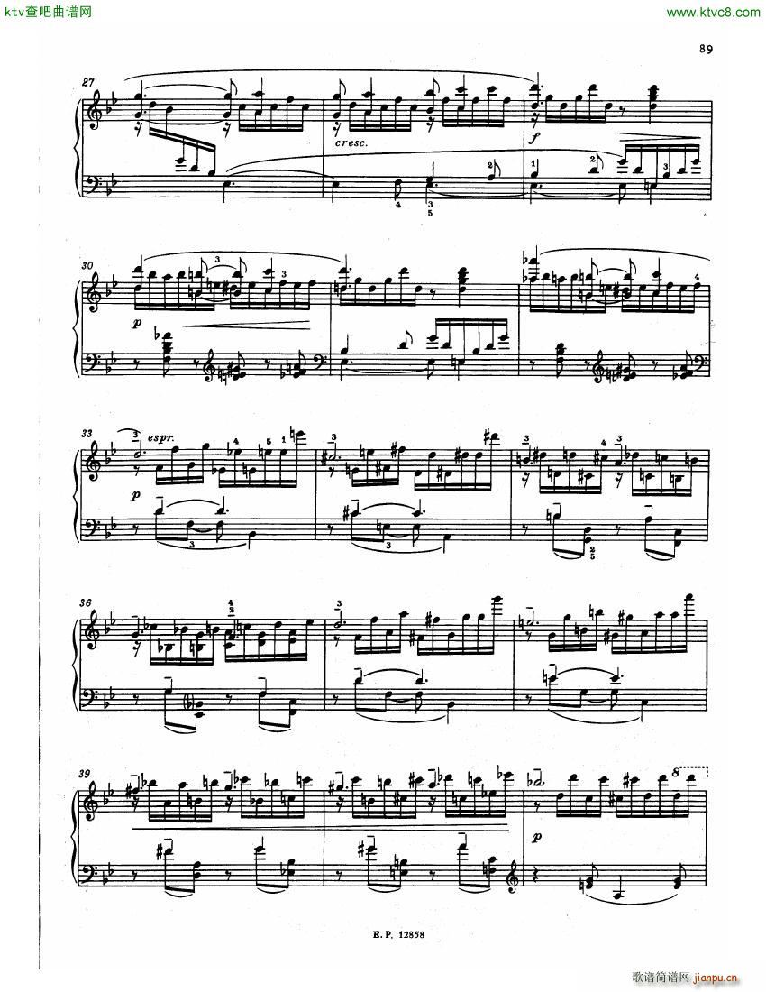 Faure 13 Barcarolle 二(钢琴谱)30