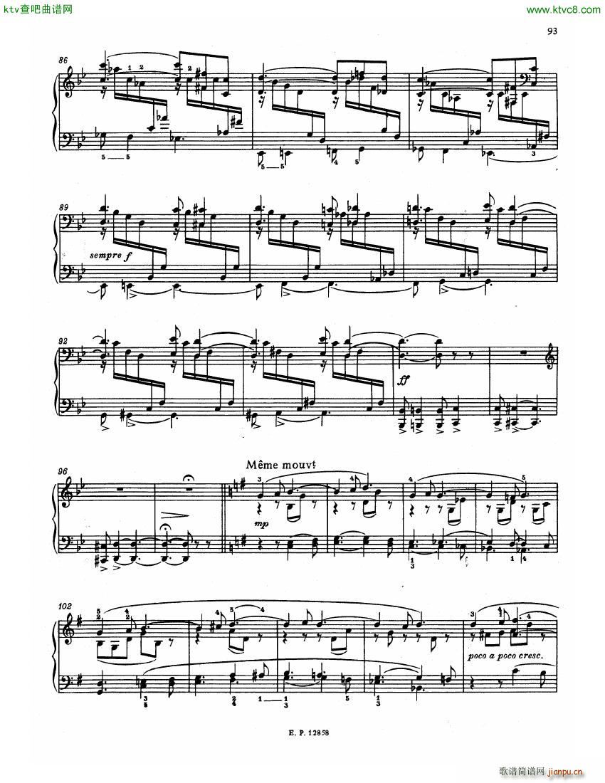 Faure 13 Barcarolle 二(钢琴谱)34