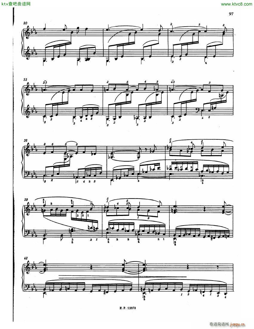 Faure 13 Barcarolle 二(钢琴谱)38