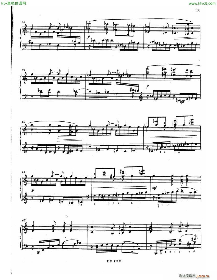 Faure 13 Barcarolle 二(钢琴谱)44