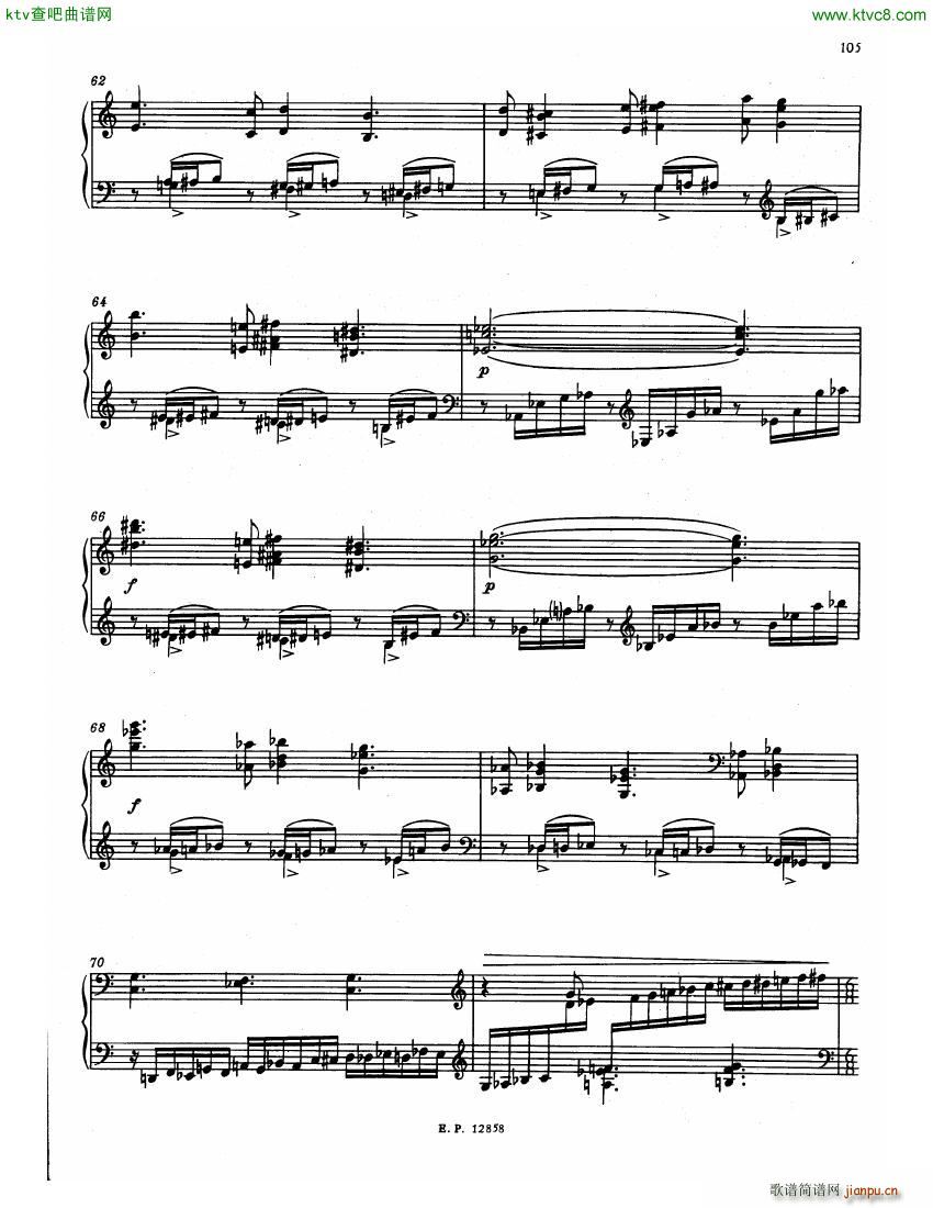 Faure 13 Barcarolle 二(钢琴谱)46