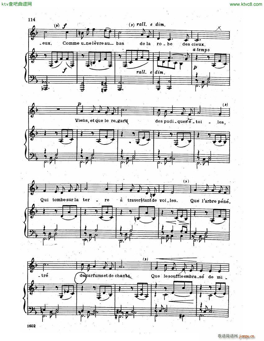 Faure 30 Songs 三(钢琴谱)6