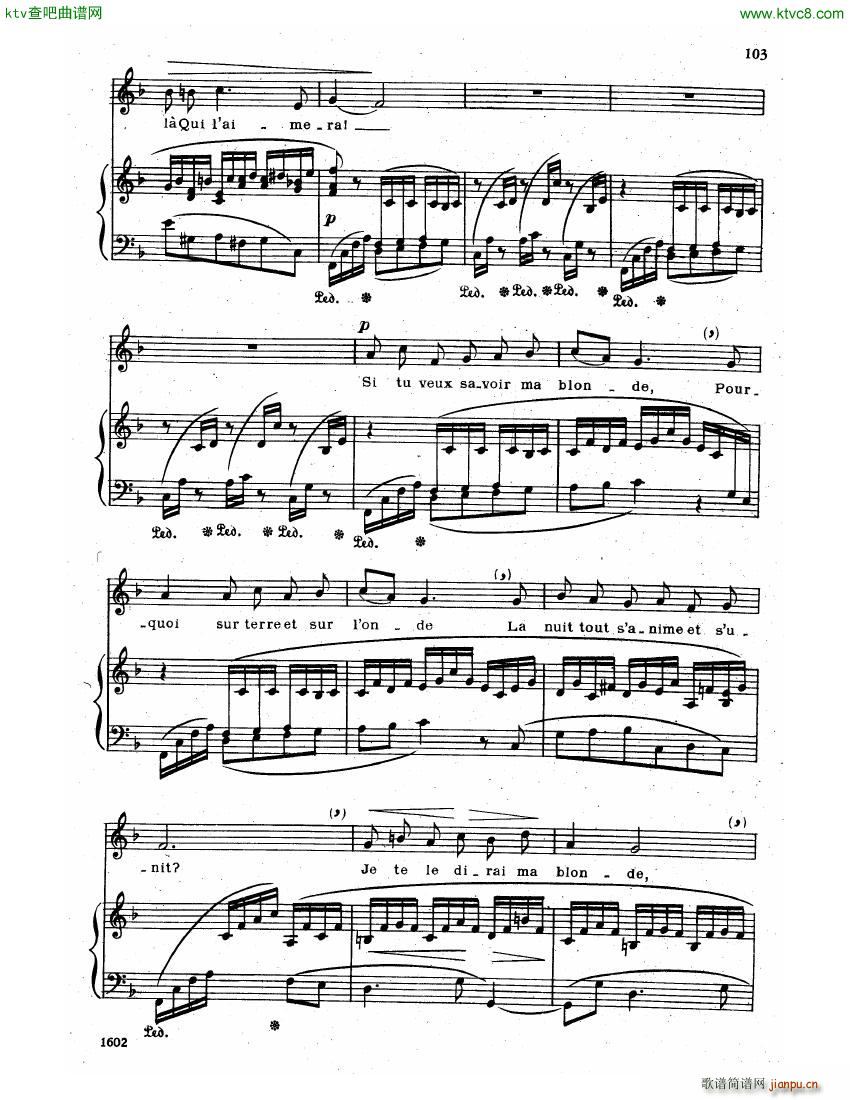 Faure 30 Songs 三(钢琴谱)22