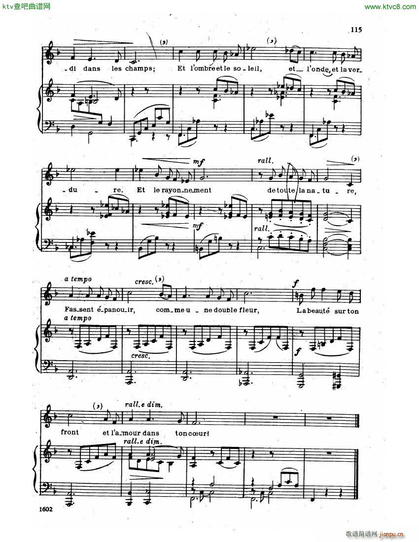 Faure 30 Songs 三(钢琴谱)26