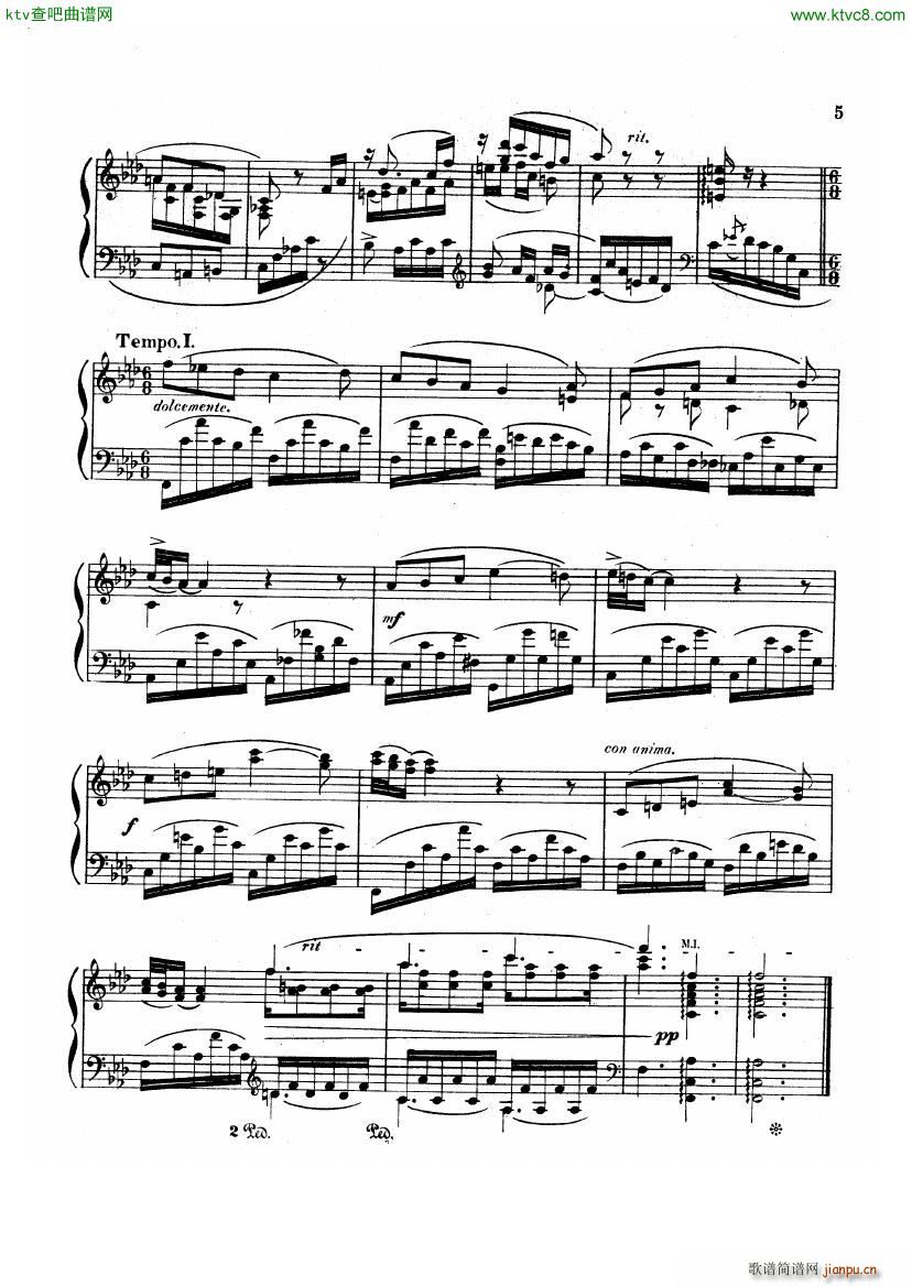 falla nocturno(钢琴谱)5