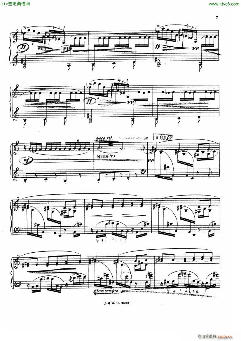 de Falla Fantasia baetica(钢琴谱)5