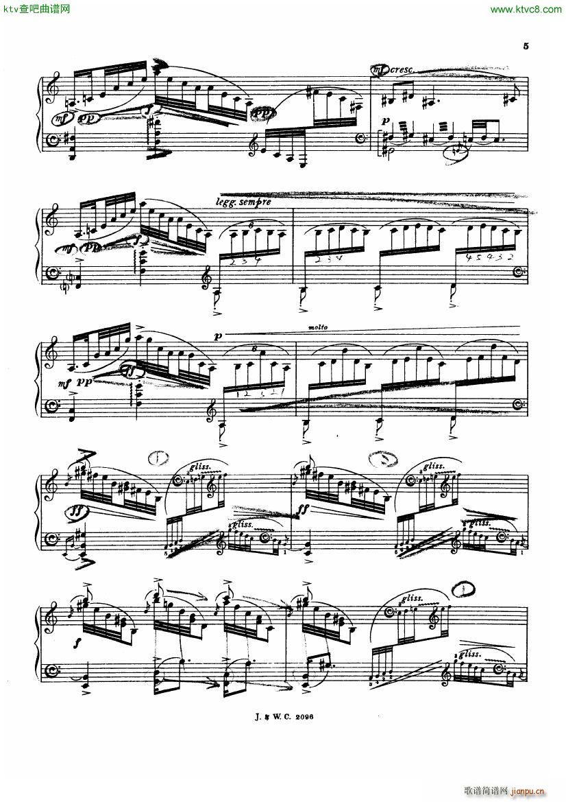 de Falla Fantasia baetica(钢琴谱)6