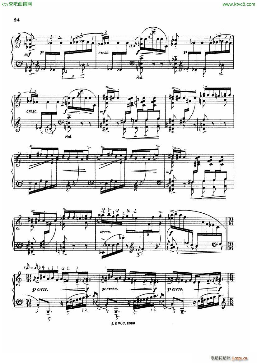 de Falla Fantasia baetica(钢琴谱)25