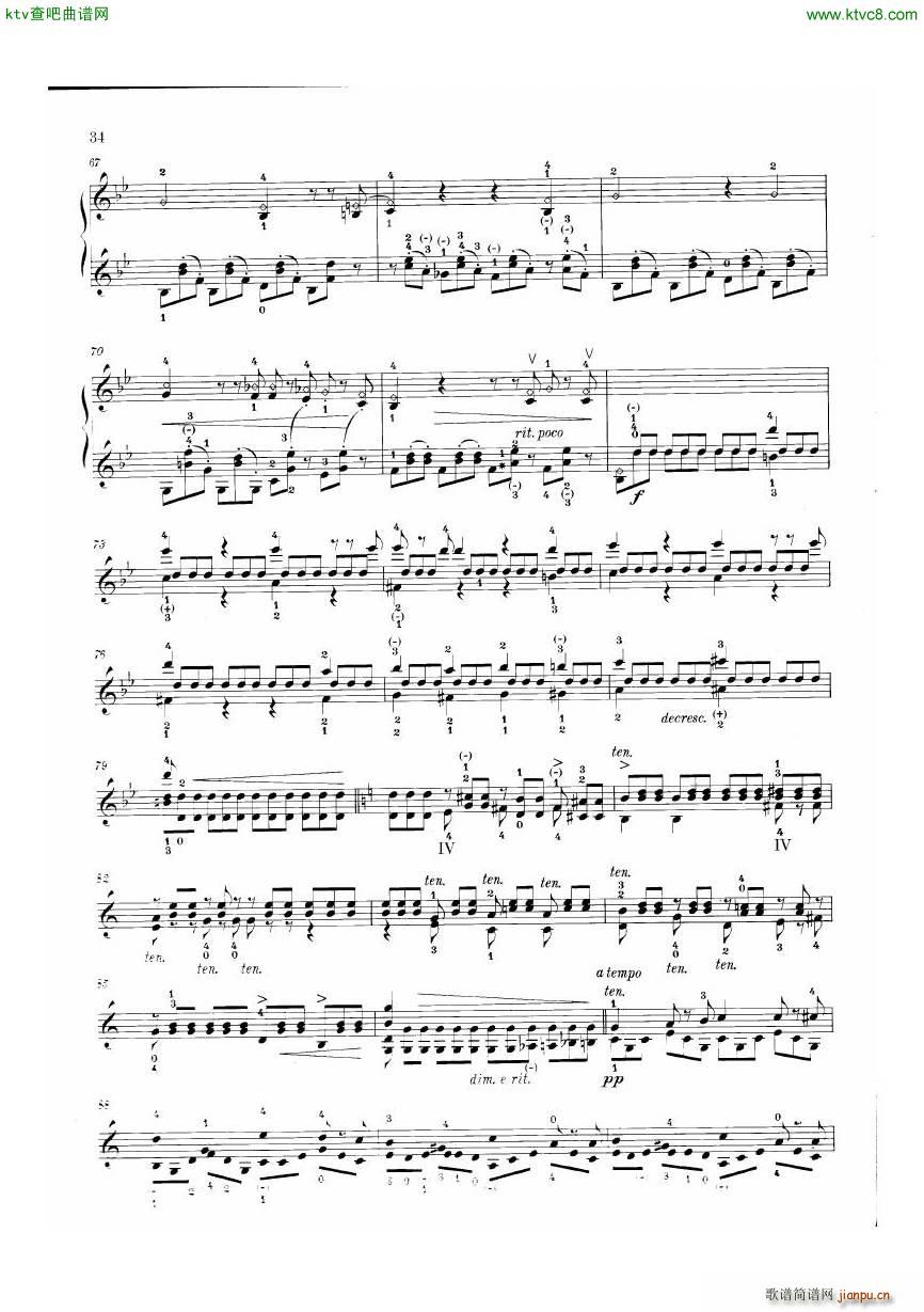 H W Ernst 6 Polyphonic Studies(钢琴谱)33