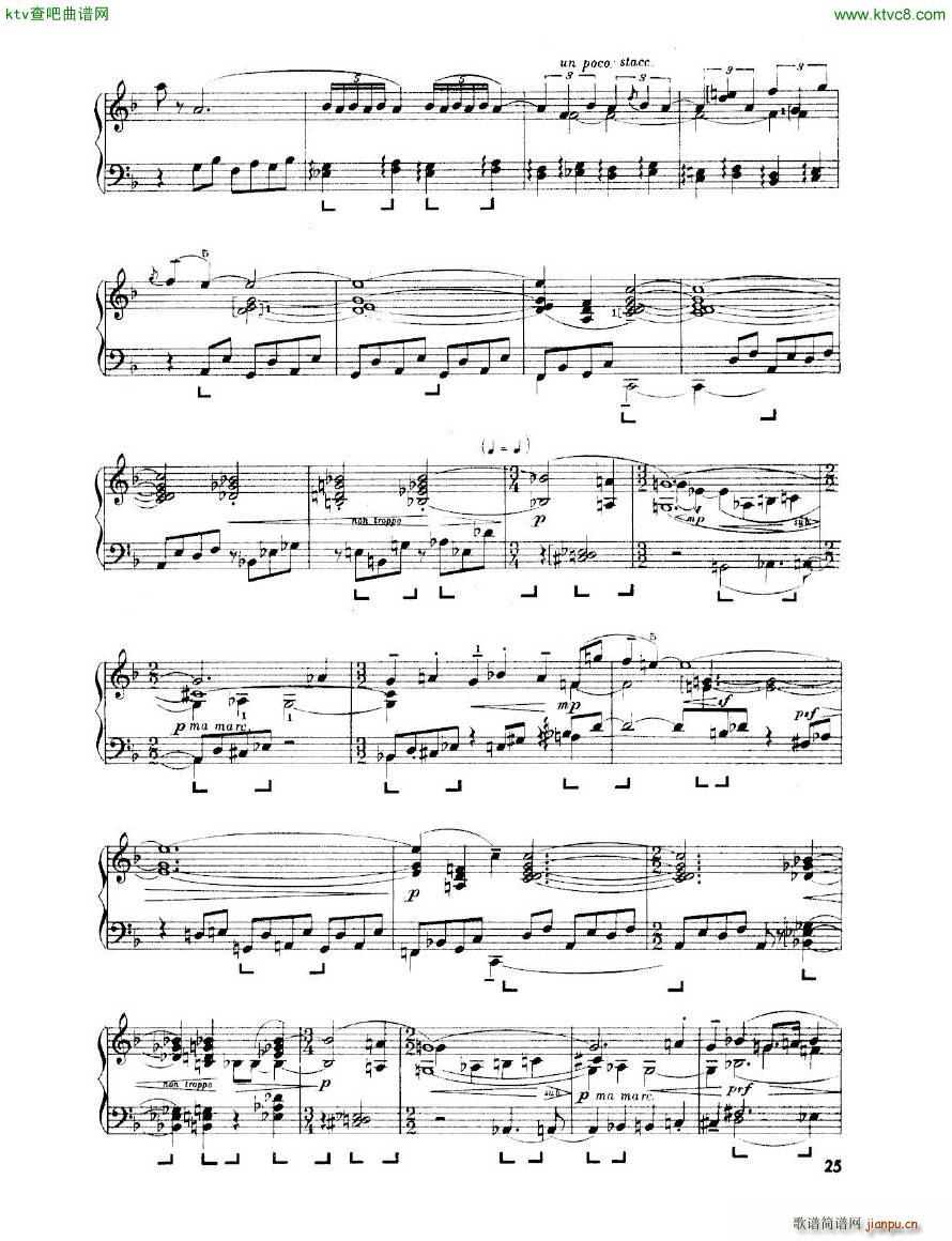 Enescu op 24 No 3 Piano sonata No 3(钢琴谱)25