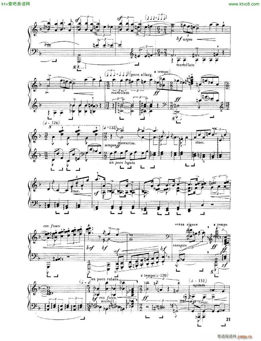 Enescu op 24 No 3 Piano sonata No 3(钢琴谱)31