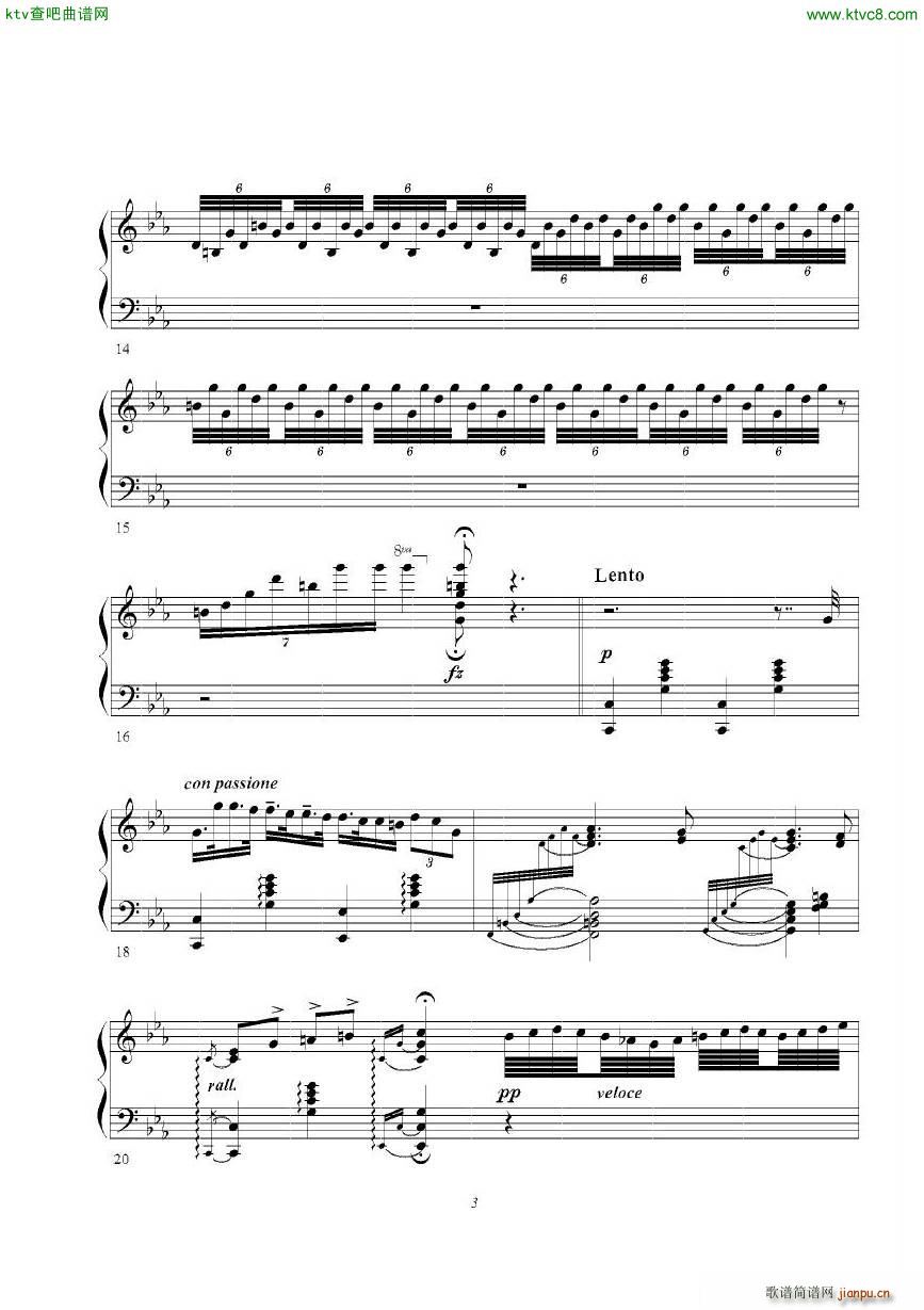 Enesco Sarasate Zigeunerweisen(钢琴谱)3