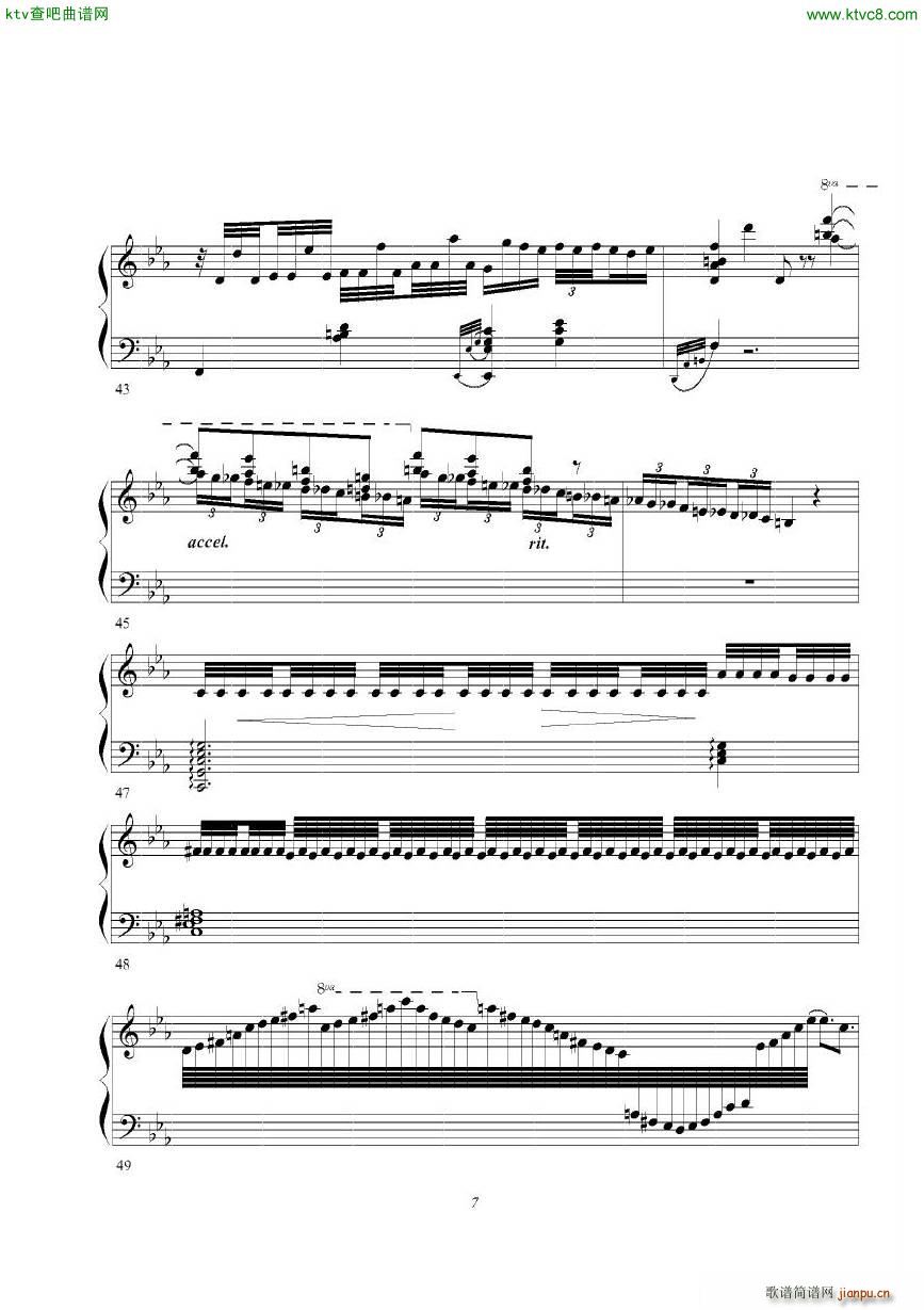 Enesco Sarasate Zigeunerweisen(钢琴谱)7