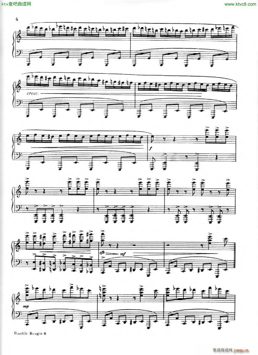 fina bumble boogie(钢琴谱)3