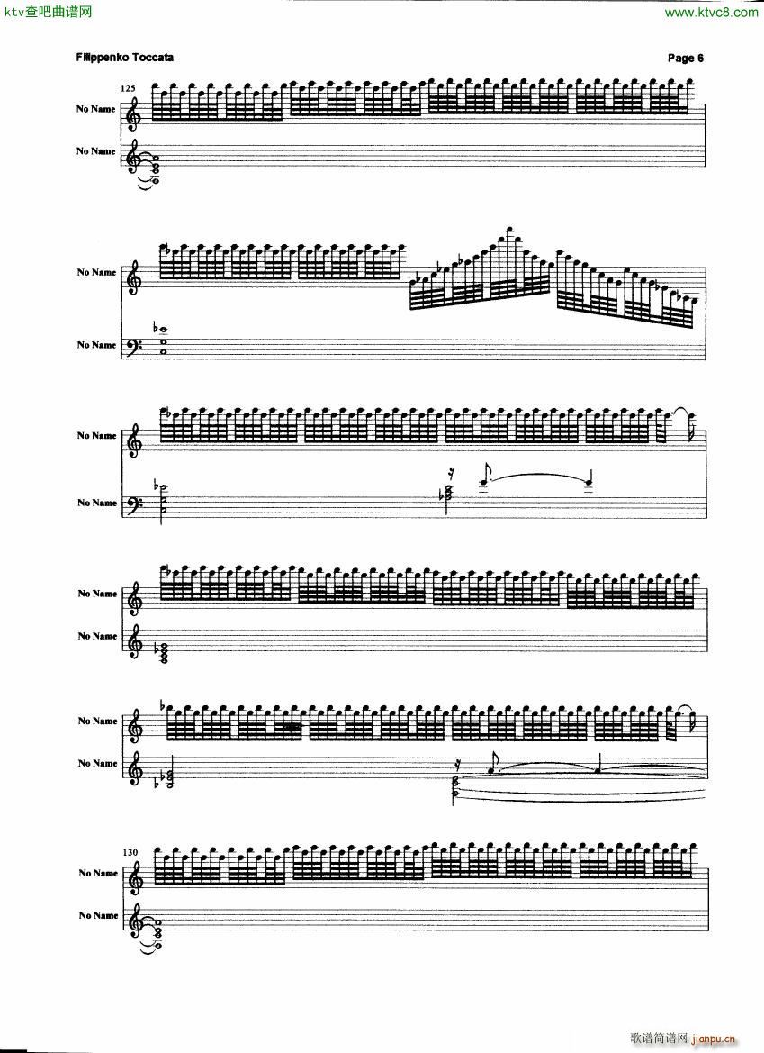 Filippenko Toccata(钢琴谱)6