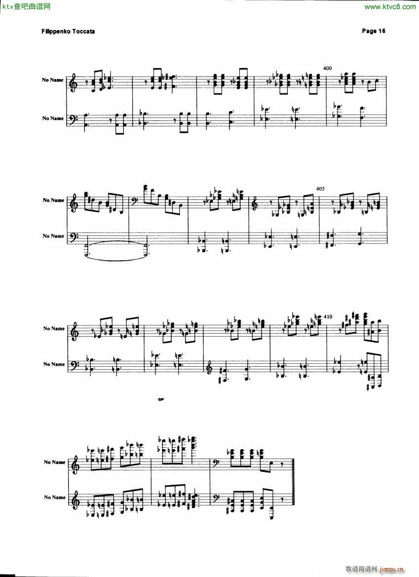 Filippenko Toccata(钢琴谱)16