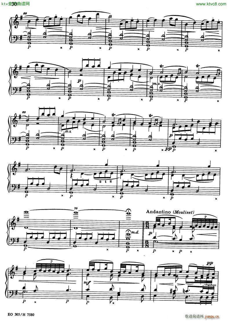 Fibich studies of painters op 56(钢琴谱)25