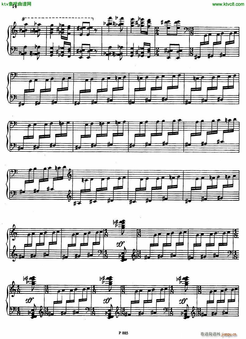 Fiser piano sonata no 4(钢琴谱)3