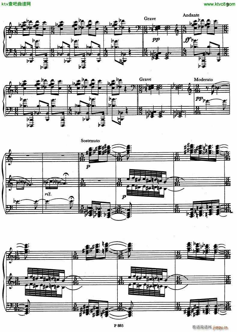 Fiser piano sonata no 4(钢琴谱)7