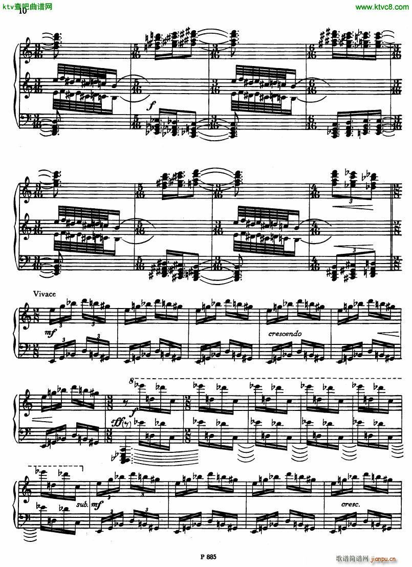 Fiser piano sonata no 4(钢琴谱)8