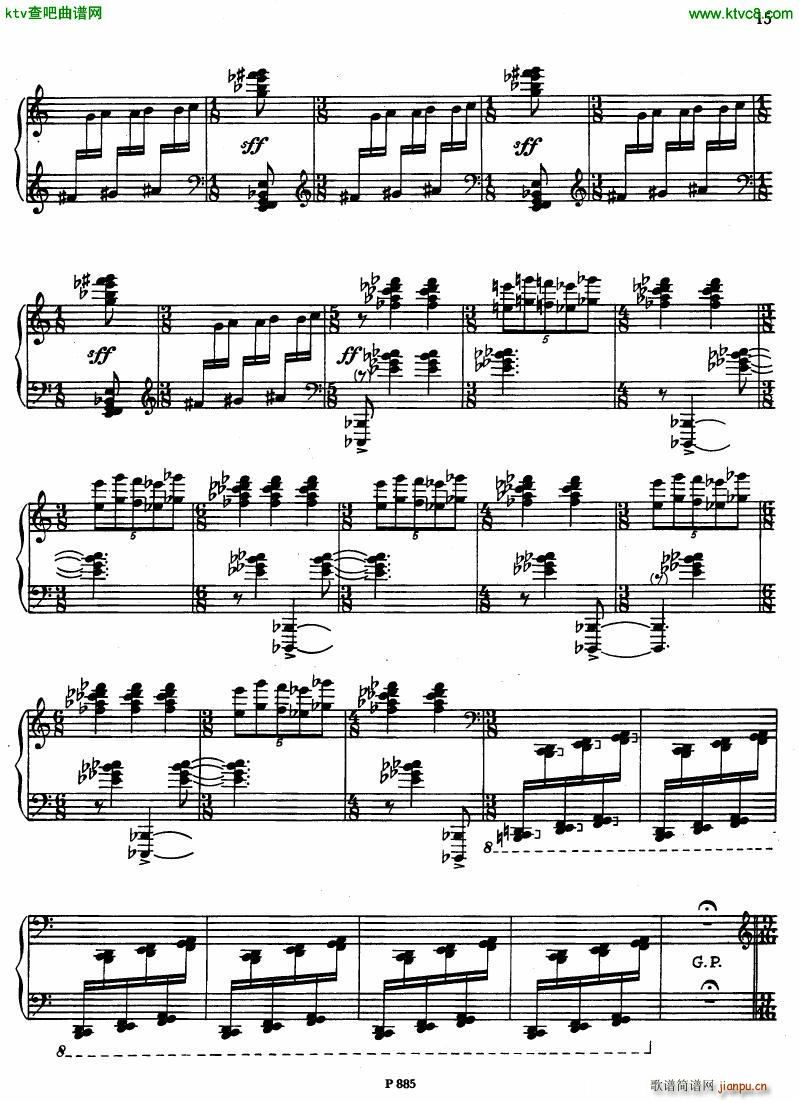 Fiser piano sonata no 4(钢琴谱)13