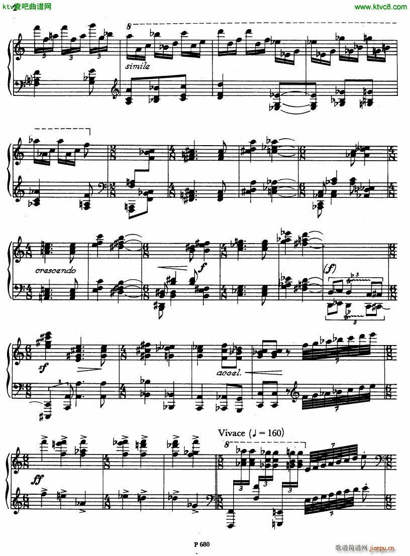 Fiser piano sonata no 3(钢琴谱)5