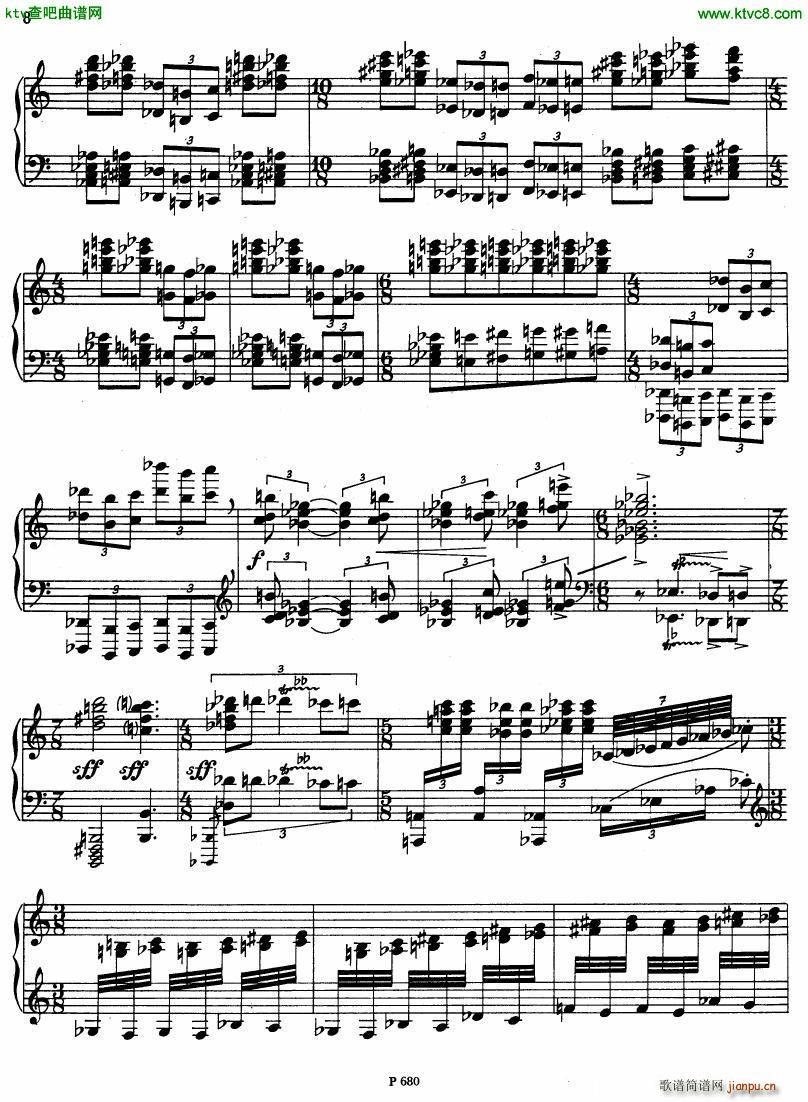 Fiser piano sonata no 3(钢琴谱)11