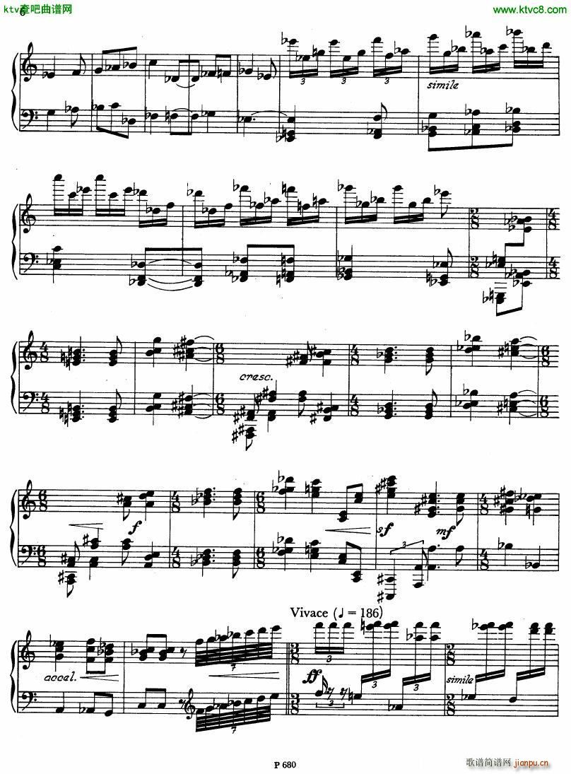 Fiser piano sonata no 3(钢琴谱)9