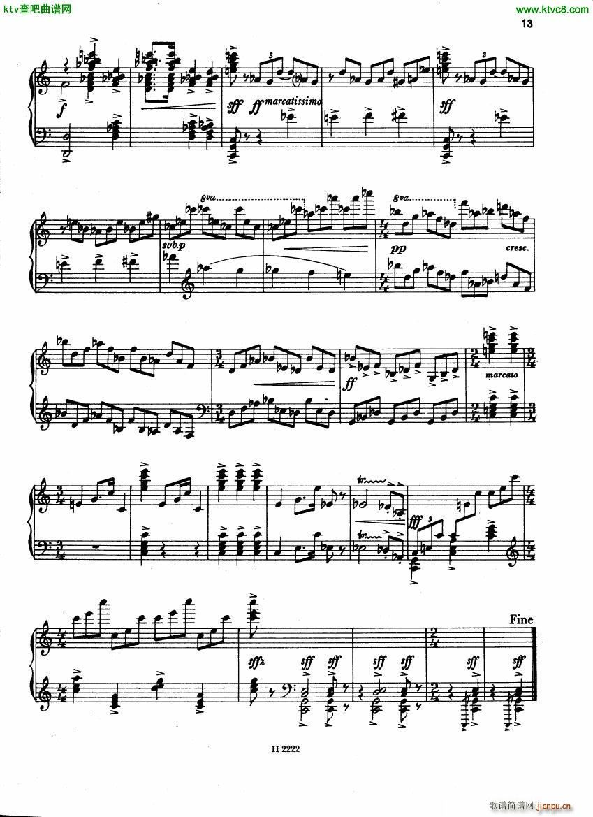 Fiser Piano Sonata 1955(钢琴谱)13