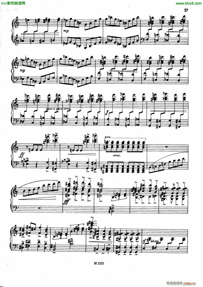 Fiser Piano Sonata 1955(钢琴谱)27