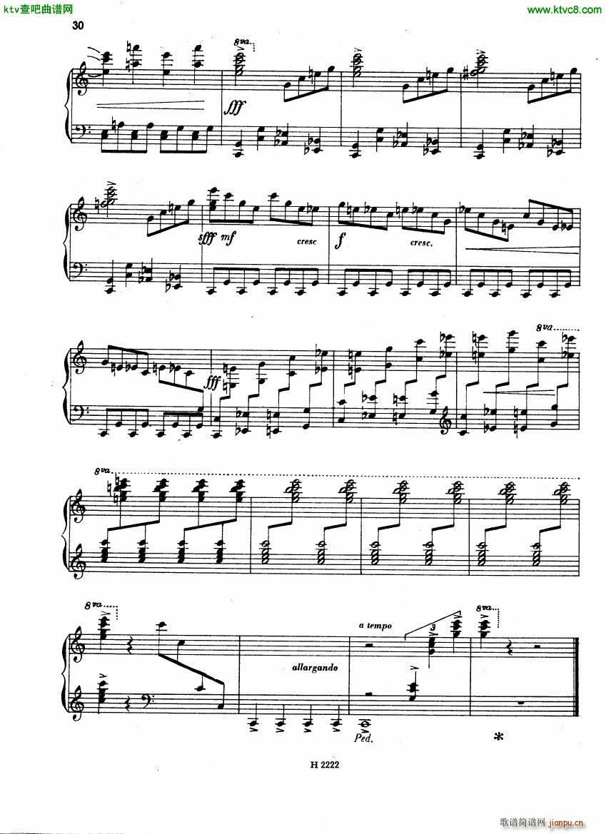 Fiser Piano Sonata 1955(钢琴谱)30