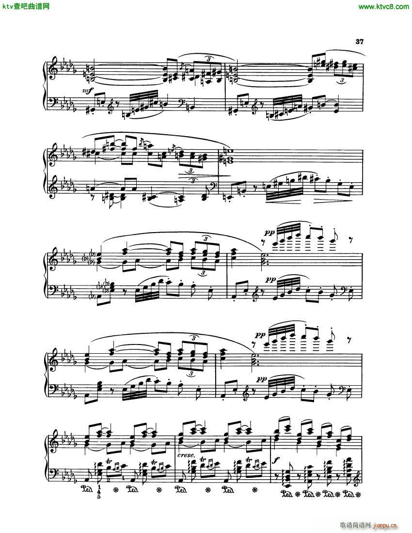 Ferrata Serenata Romanesca in Db major(钢琴谱)3