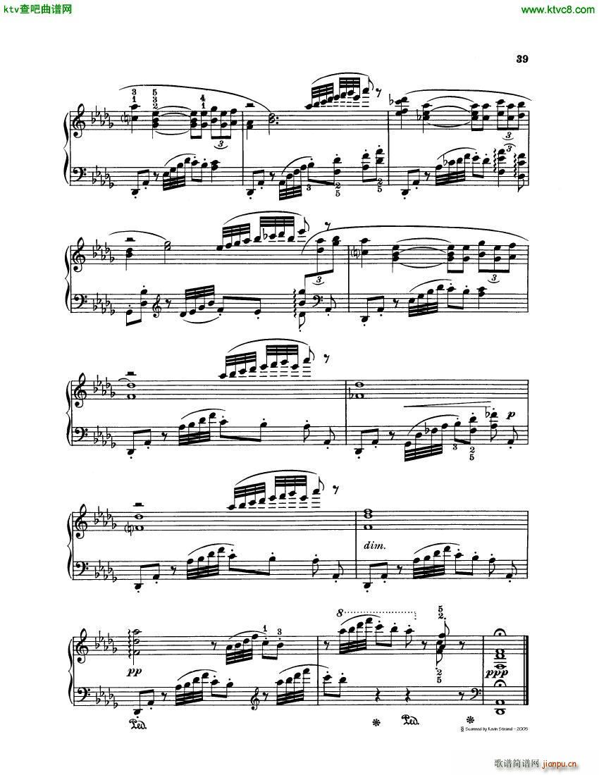 Ferrata Serenata Romanesca in Db major(钢琴谱)5