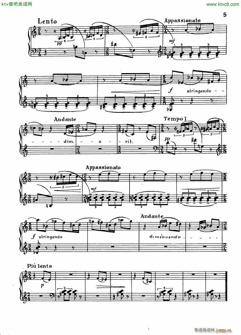 Ferenc Szabo Toccata for Piano(钢琴谱)3