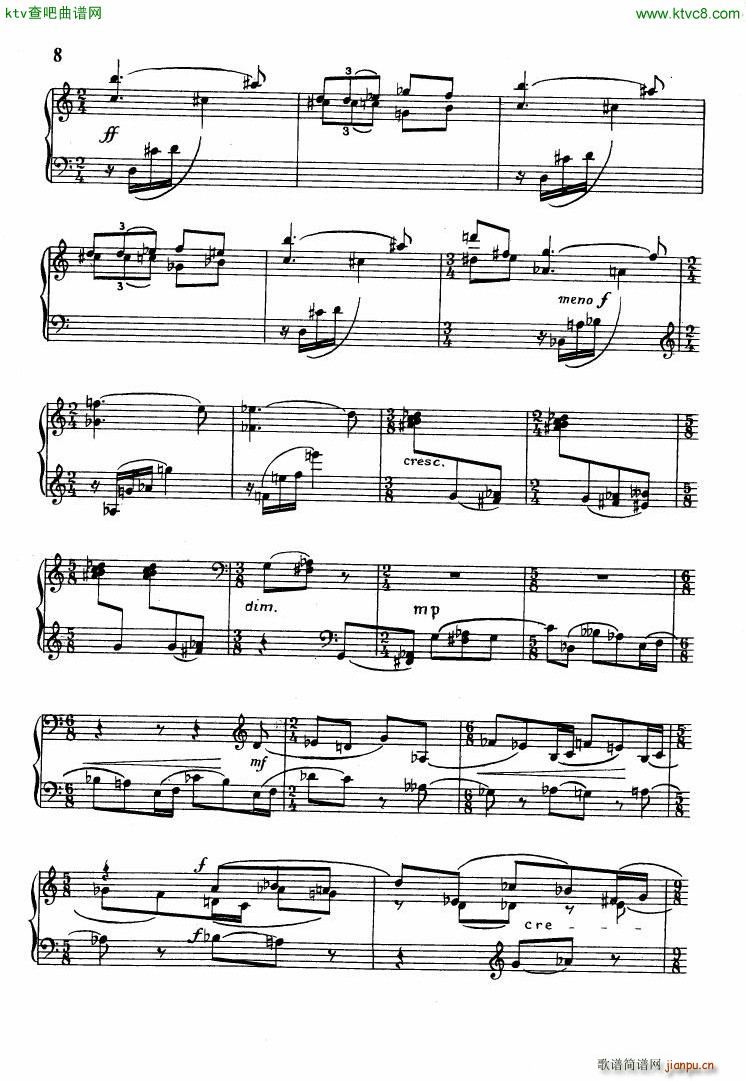 Ferenc Szabo Toccata for Piano(钢琴谱)6