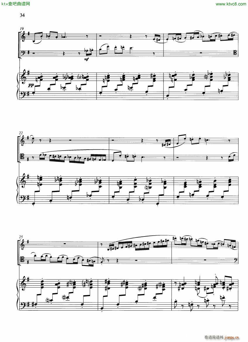 Francaix Trio for oboe bassoon and piano 二(钢琴谱)7